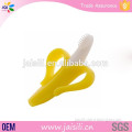 Safe Soft baby toothbrush teether silicone banana shape baby teether